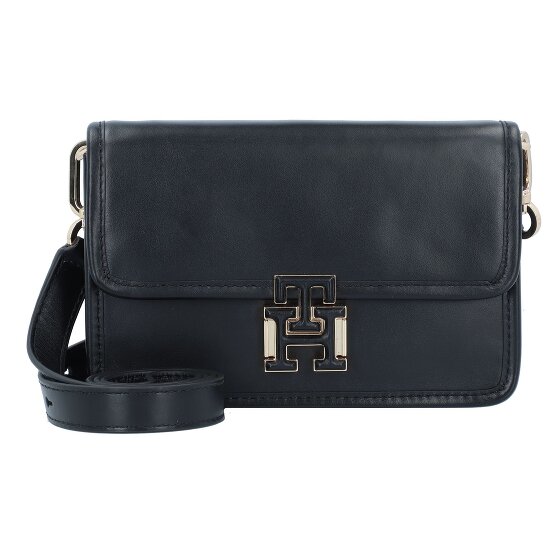 Tommy Hilfiger TH Logo Leather Umhängetasche Leder 20 cm