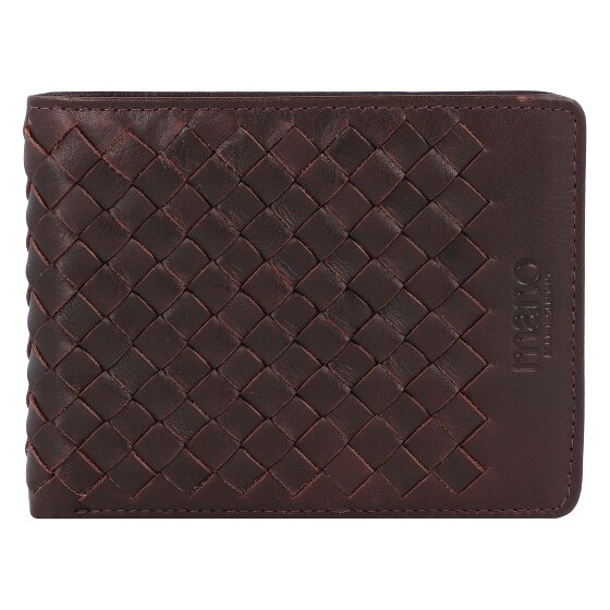 mano Don Luca Geldbörse Leder 13 cm