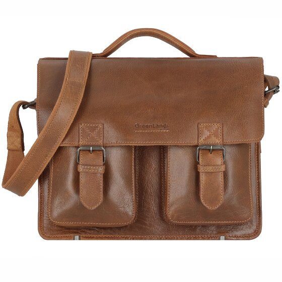 Greenland Nature Nature Aktentasche Leder 39 cm