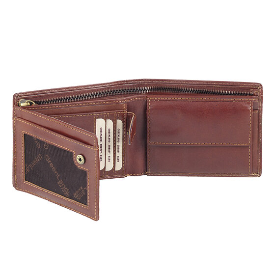 Greenland Nature Rubin Geldbörse Leder 12,5 cm