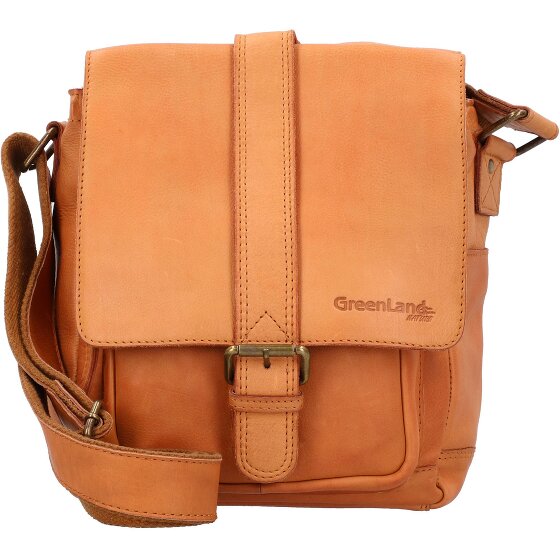 Greenland Nature GreenLand NATURE Umhängetasche Leder 23 cm