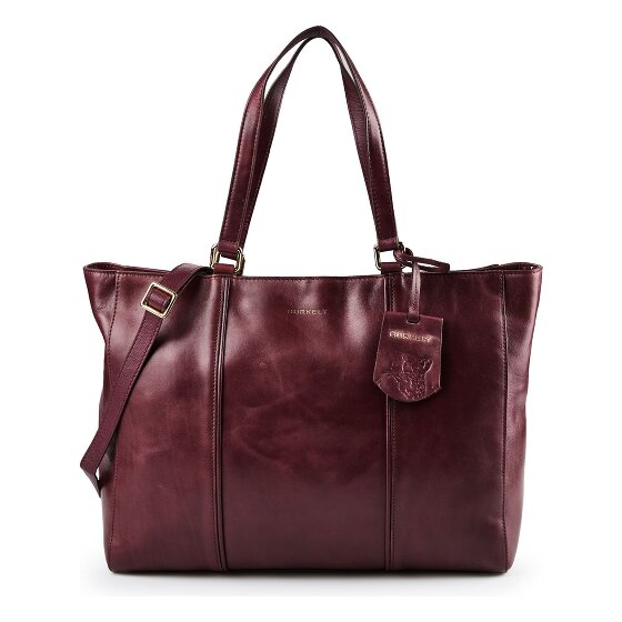 Burkely Fine Florence Shopper Tasche Leder 36 cm Laptopfach