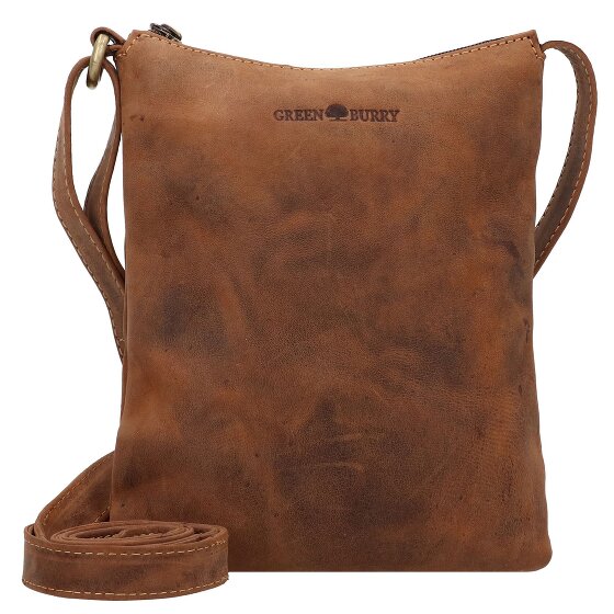 Greenburry Vintage Umhängetasche Leder 20 cm