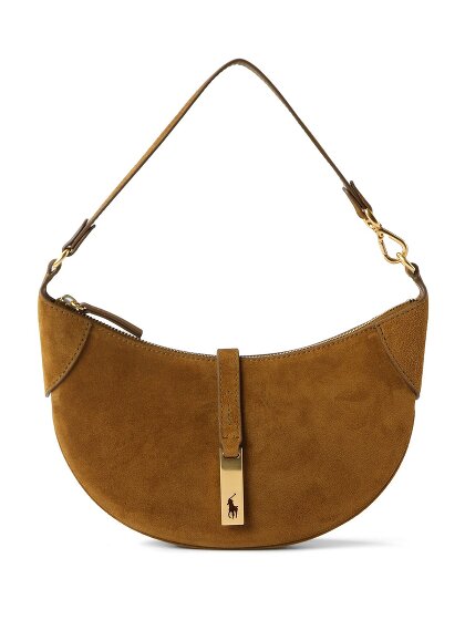 POLO RALPH LAUREN Polo ID Schultertasche Leder 26 cm