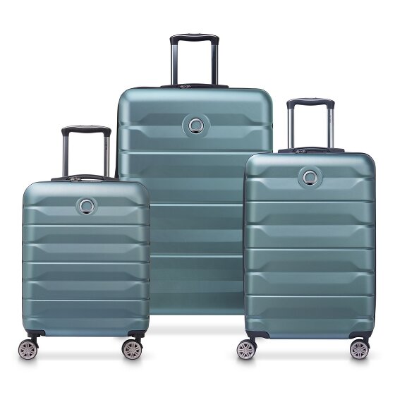 Delsey Paris Air Armour 4 Rollen Kofferset 3-teilig mit Dehnfalte