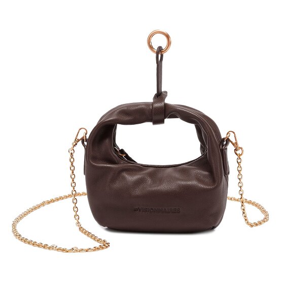 LES VISIONNAIRES Greta Nano Handtasche Leder 17 cm
