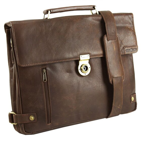 Harold's Crunchy Aktentasche Leder 40 cm