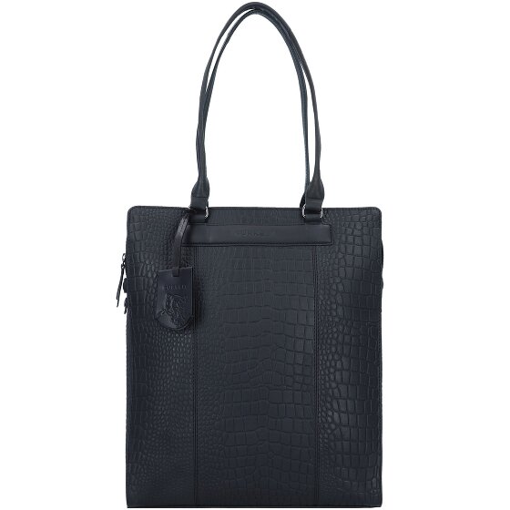 Burkely Casual Carly Schultertasche Leder 33 cm Laptopfach