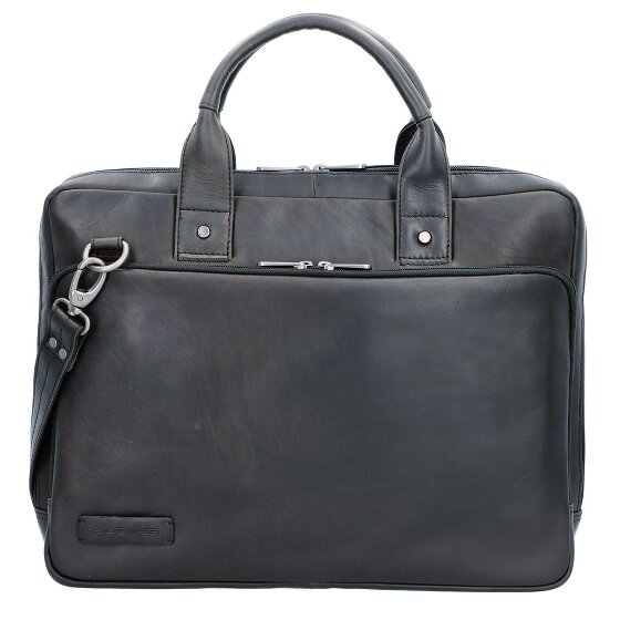 Plevier Navigator Aktentasche Leder 40 cm Laptopfach