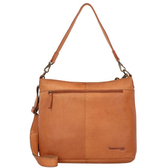 Greenland Nature GreenLand NATURE Schultertasche Leder 35 cm