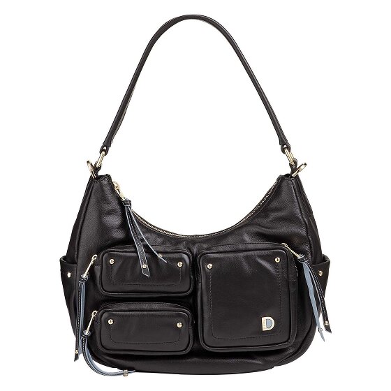DuDu Pocket Schultertasche Leder 30 cm