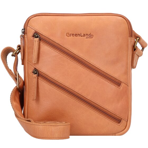 Greenland Nature Umhängetasche RFID Schutz Leder 21 cm