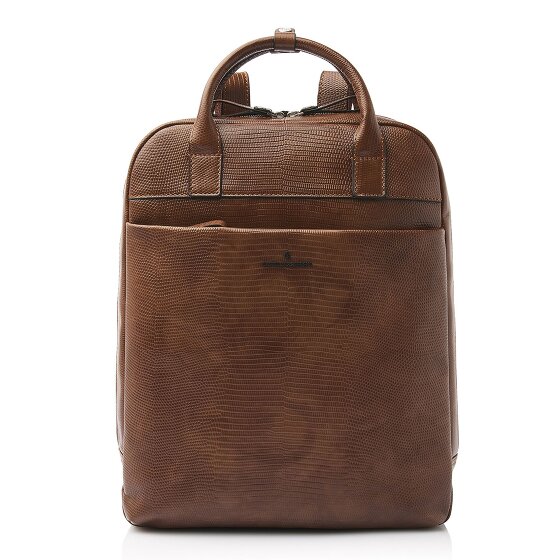 Castelijn & Beerens Hanne Business-Rucksack RFID Schutz Leder 40 cm Laptopfach
