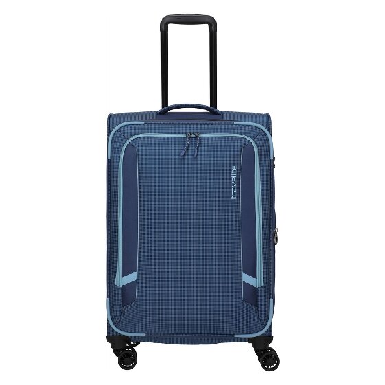Travelite Corsiica 4 Rollen Trolley M 67 cm mit Dehnfalte