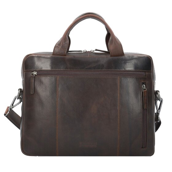 Leonhard Heyden Roma Aktentasche Leder 37 cm Laptopfach