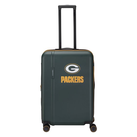 Travelite travelite x NFL 4 Rollen Trolley M 67 cm mit Dehnfalte