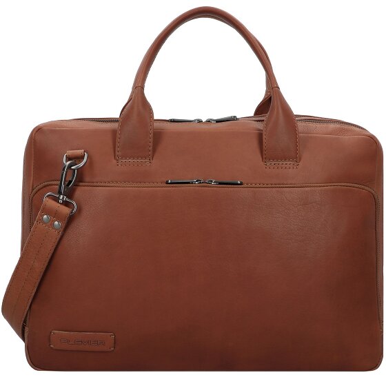 Plevier Structure Petronas Aktentasche Leder 40 cm Laptopfach