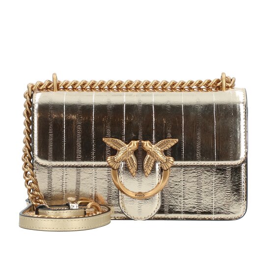 PINKO Love One Umhängetasche Leder 21 cm