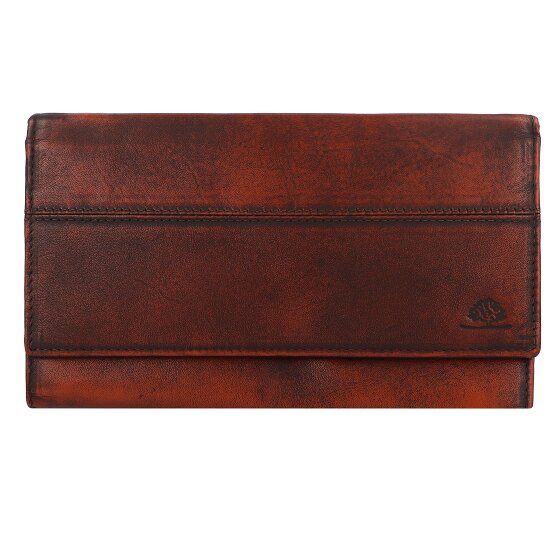 Greenburry Destressed Geldbörse RFID Schutz Leder 18.5 cm