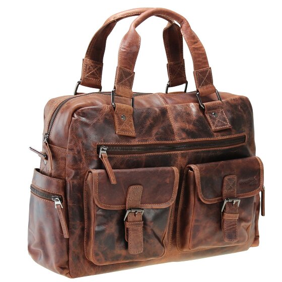 Greenland Nature Montana Handtasche Leder 40 cm Laptopfach