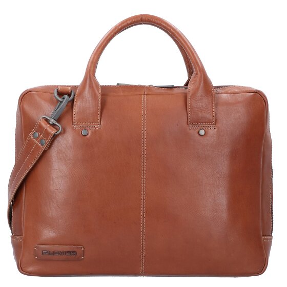 Plevier Navigator Tacan Aktentasche Leder 36 cm Laptopfach