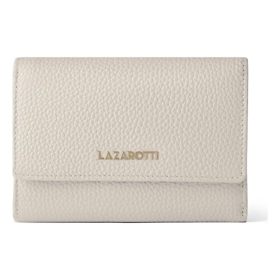 Lazarotti Bologna Leather XL Geldbörse mit Zip-Around Fach Leder 14 cm