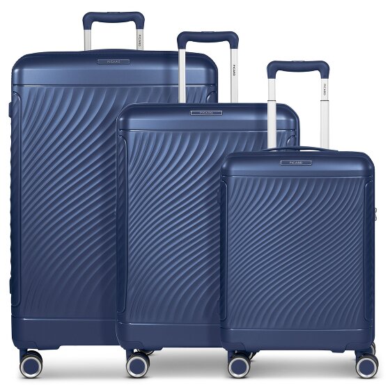 Picard Vienna 4 Rollen Kofferset 3-teilig mit Dehnfalte