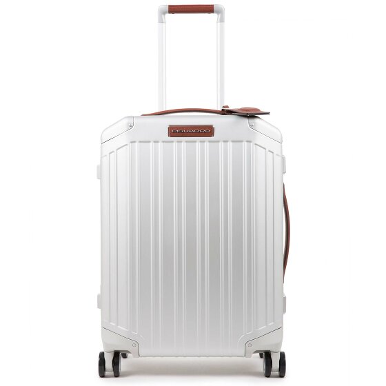 Piquadro Alu 4-Rollen Kabinentrolley 55 cm