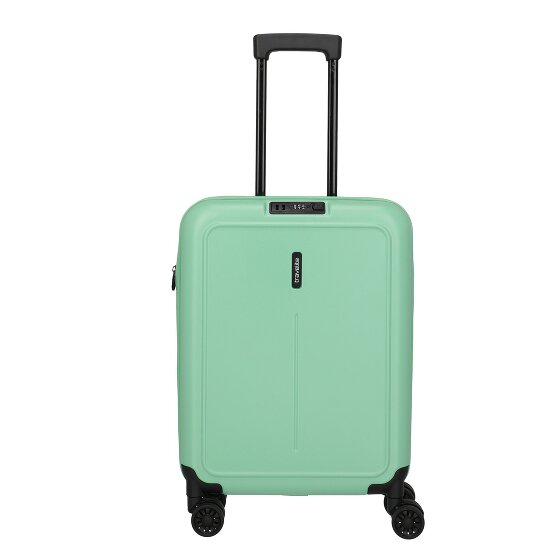 Travelite Basics 4 Rollen Kabinentrolley 55 cm mit Dehnfalte