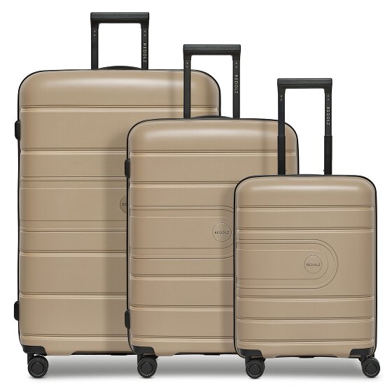 Redolz Essentials 11 4 Rollen Kofferset 3-teilig mit Dehnfalte