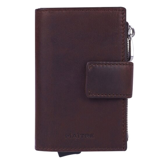 Maître Birkheim C-Four Kreditkartenetui RFID Schutz Leder 6.5 cm