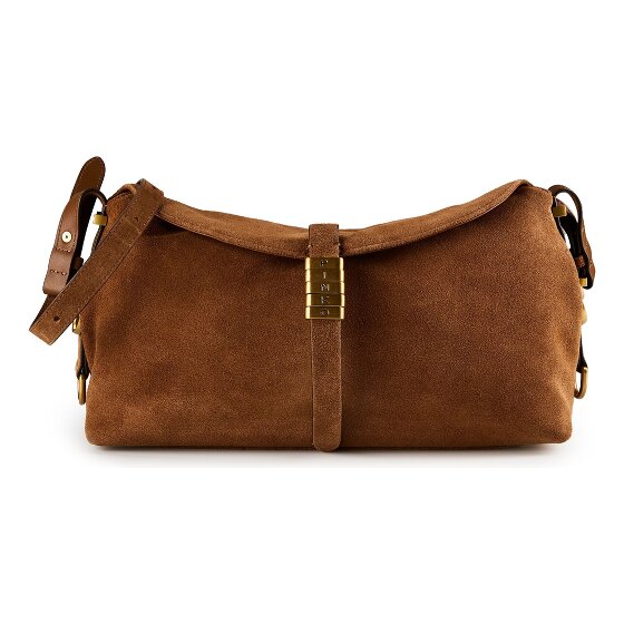 PINKO Saddle Horizontal Schultertasche Leder 34 cm