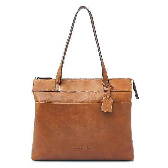 Castelijn & Beerens Lia Shopper Tasche RFID Schutz Leder 45 cm Laptopfach