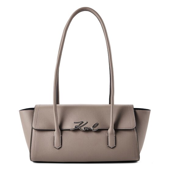 Karl Lagerfeld Signature Schultertasche Leder 37 cm