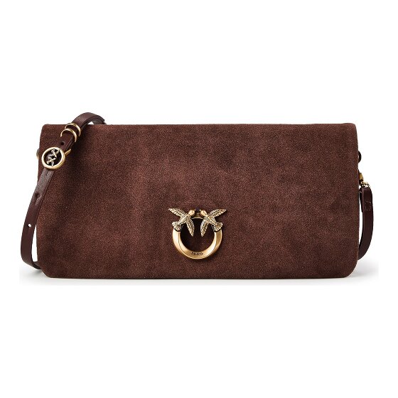 PINKO Love Soft Clutch Tasche Leder 27 cm