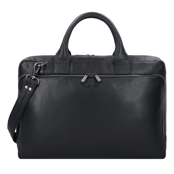 Plevier Vintage Bill Aktentasche Leder 40 cm Laptopfach