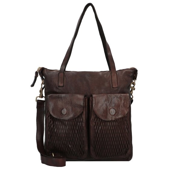 Campomaggi Schultertasche Leder 33 cm