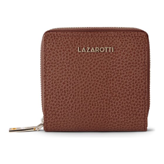 Lazarotti Bologna Leather Medium Zip-Around Geldbörse Leder 10 cm