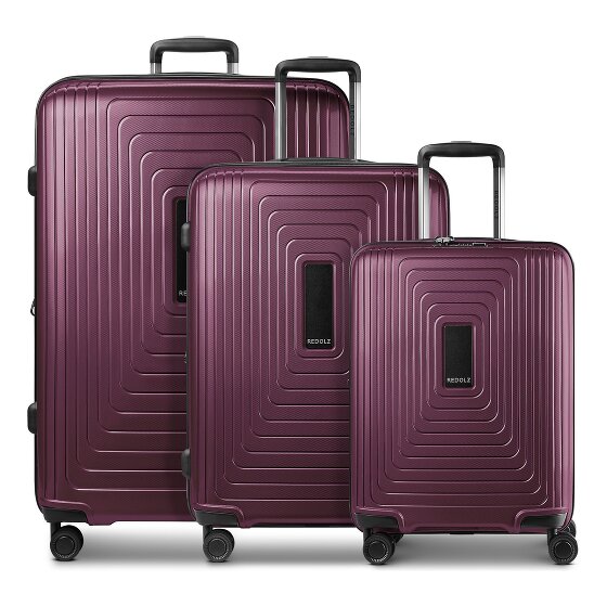 Redolz Essentials 14 4 Rollen Kofferset 3-teilig mit Dehnfalte