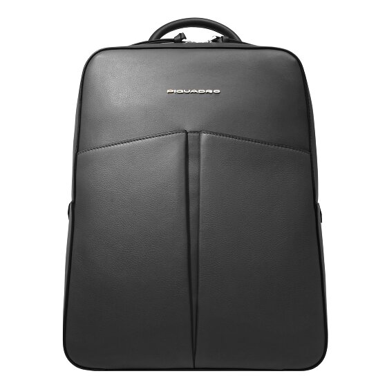 Piquadro Ashley Daypack RFID Schutz Leder 38 cm Laptopfach