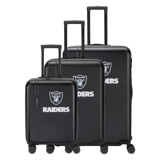 Travelite travelite x NFL 4 Rollen Kofferset 3-teilig mit Dehnfalte