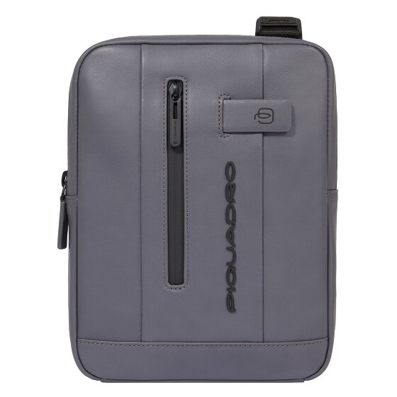 Piquadro Urban Umhängetasche Leder 22 cm grau