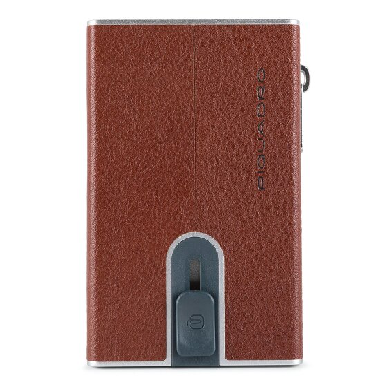 Piquadro Black Square Kreditkartenetui Leder 6 cm