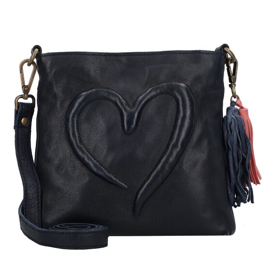 Taschendieb Wien Herzweg Umhängetasche Leder 24 cm