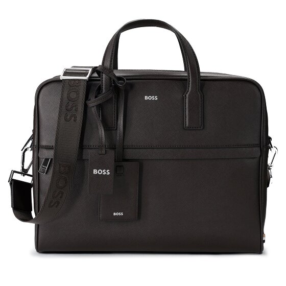 Boss Zair Aktentasche Leder 40 cm Laptopfach