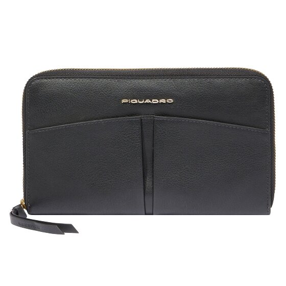 Piquadro Ashley Geldbörse RFID Schutz Leder 19 cm