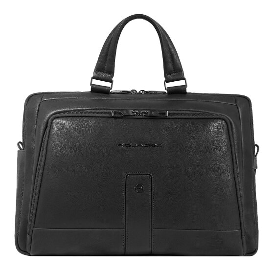 Piquadro Carl Aktentasche Leder 41 cm Laptopfach