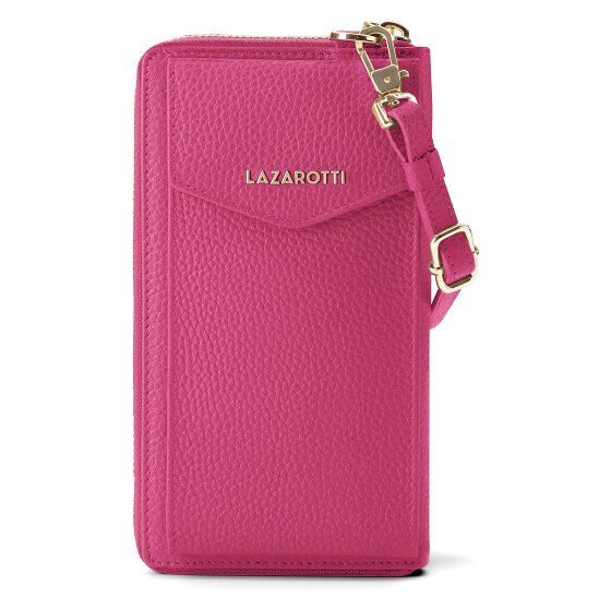 Lazarotti Bologna Leather Zip-Around Geldbörse Handytasche Leder 19 cm