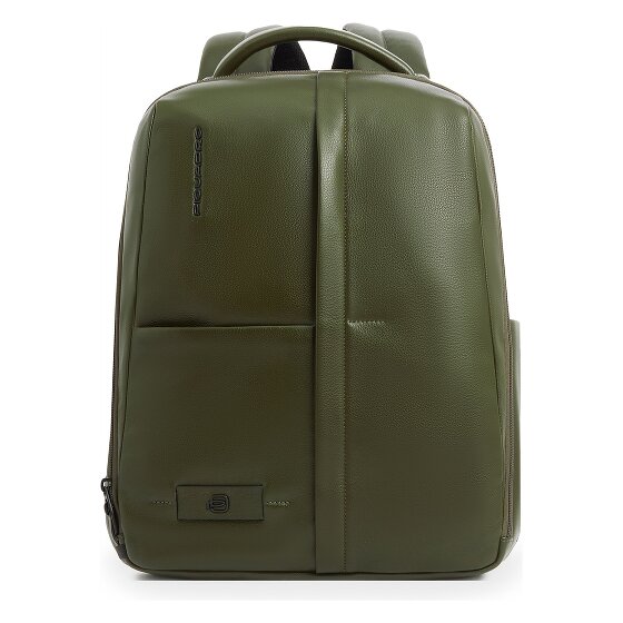 Piquadro Russell Business-Rucksack RFID Schutz Leder 42 cm Laptopfach