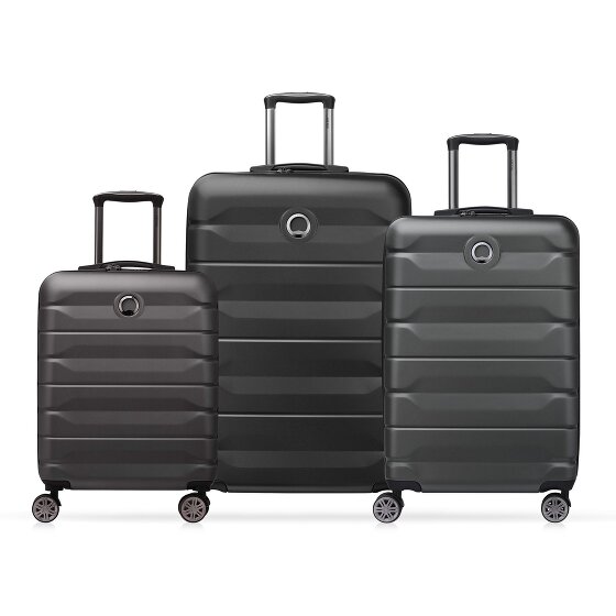 Delsey Paris Air Armour 4 Rollen Kofferset 3-teilig mit Dehnfalte
